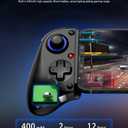 Bluetooth Mobile Game Controller for Nintendo Switch 2 & iOS & Android & Tablets, Wireless Gamepad Grip with Hall Effect Trigger Joystick, Ergonomic Phone Controller for iPhone, iPad Pro, Samsung