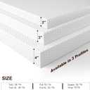 SLUMBRAE MATTRESS TOPPER COVER  White QUEEN 2 inch