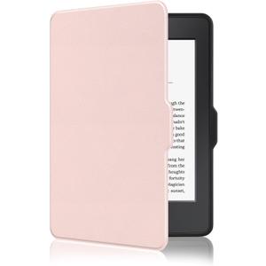 MOROCK Case for 6" Kindle Paperwhite 5th/6th/7th Generation 2012-2017 Released(Model No. EY21 & DP75SDI), Premium Lightweight PU Leather Cover with Auto Wake/Sleep, Pink