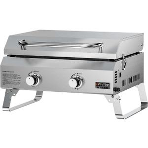 ONLYFIRE GRILLS Tabletop Gas Griddle 2 Burners, Propane Gas Stove, GS318