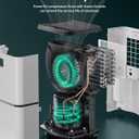 2000 Sq. Ft Dehumidifier for Home/Basement, 30 Pints 36 dB Dehumidifiers for Bedroom/Bathroom With Drain Hose LED Intelligent Humidity Light