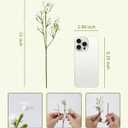 24Pcs Babys Breath Artificial Flowers Bulk, 11inch Fake Baby Breath Flowers White Faux Gypsophila Real Touch Flowers for Outdoors Wedding DIY Bouquet Arrangement Party Home Table Decor