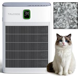 T554 Air Purifier for Home Up to 2000 Ft² in 1 Hr with Washable Pre-Filter, Air Purifier for Home Pets with PM 2.5 Air Quality Display, Sleep Mode for Allergies, Dust, Smoke, White