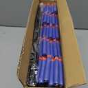 Pokiiulk 600PCS Refill Bullets Fit for Nerf Guns N-Strike Elite Series Blasters Toy Guns Darts with Portable Shooting Practice Target Toy Storage Mesh Bag