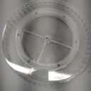 V-HANVER 360 Rotating Makeup Organizer Perfume Organizer Clear Cosmetic Storage Display Case Large Capacity Acrylic Beauty Holder Adjustable Partition Height for Bedroom Dresser or Bathroom Vanity