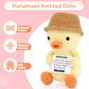 JoycuFF Best Friend Birthday Gifts Friendship,Inspirational Birthday for Women Daughter Granddaughter Teacher Emotional Support Ducks (Yellow)