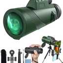 80x100 monocular Telescope, Suitable for Adults and Children, for Bird Watching, Hiking, and Concert Tours, with Phone Clip and Stand