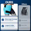 Comfytemp Hip Ice Pack Wrap for Sciatica Pain Relief, Hip Replacement Kit After Surgery, Reusable Gel Ice Pack for Injuries, Hot Cold Compress Recovery Items Physical Therapy for Men Women (L/XL/2XL)