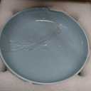 HAPPY KIT Stoneware 9'' Pasta Bowls 42oz Set of 4, Ocean Current Blue