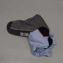 Bamboo Viscose Compression Running Socks, Athletic Basketball Hiking Workout Golf Padded Anti-Blister Wicking (Large, Charcoal Heather+steel Heather+dynamic Blue/Royal)