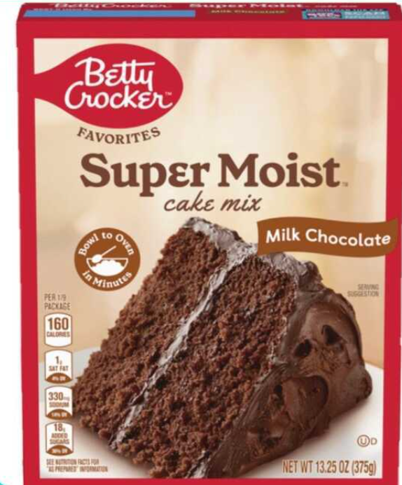 Betty Crocker Favorites Super Moist, Chocolate Fudge, Cake Mix, 13.25 oz