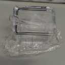 Yesland Clear Seasoning Rack Spice Pots - 4 Piece Storage Container Condiment Jars - Acrylic Seasoning Box, Cruet with Cover and Spoon