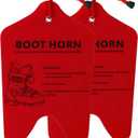 Wazitin Ski Boot Horn 13 inch Shoe Horn for Ski and Snowboard Boots Cuttable Shoe Horn for All Ski Boots, Helps Insert Boot Liners (Red, 2 Pcs)