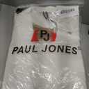 PJ PAUL JONES Mens Casual Blazer Sport Coat Vintage Cotton Linen Blazers Slim Fit Unlined Notched Lapel Blazer Sports Coat White XL