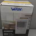 Dehumidifier for Basements,1.6L Tank, App-Controlled, With 4.9 ft Drain Hose Low noise, for Living room, Basements and Office