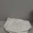 HUNGSON Men's Slim Fit Casual Cargo Pants with Drawstring Long Pants (34, 2025 White)