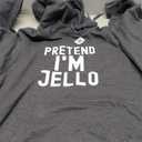 Pretend I'm Jello Funny Lazy Halloween Costume Party Pullover Hoodie M