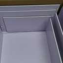 Jolboldy Acrylic Risers for Display 4 Pcs, Food Risers for Party Silver Display Stands Box Nesting Display for Jewelry Bag Cosmetics Catering Dessert Collectibles