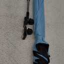 Beach Chair Umbrella, Chair Umbrella With Clamp, Portable Umbrella With Stand, Portable Clamp on Patio Chair, Beach Chair, Stroller, Sport chair, Wheelchair and Wagon (Blue)