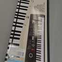 61 key keyboard Piano,Portable Electronic Digital Piano,Built In Dual Speakers,External Microphone,Power Plug,Rich Teaching Content,Multi-Functional Electronic Piano Suitable For Beginners