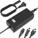 EVAPLUS 42V 2A Charger 3 Plugs(8mm 3-Prong, 5.5mm DC connectors and 8mm/0.31in one-Prong) Universal for 36V Lithium Battery
