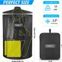 PANKAY Pop Up Privacy Tent, Portable Outdoor Camping Bathroom Toilet Tent, Collapsible Shelter for Camping & Emergency Lightweight & Sturdy, Easy Set Up, Foldable - with Carry Bag, 36.7 Inches X 51.2"