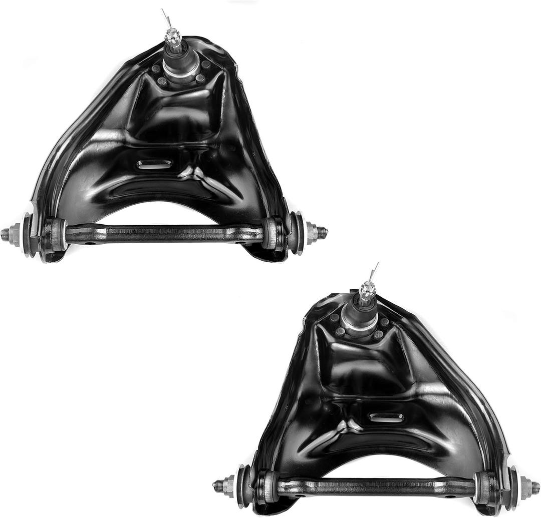 K620249 K620250 2PCS Front Upper Control Arm Suspension Kit Compatible with Chevy Blazer S10 GMC Jimmy Sonoma Isuzu Hombre