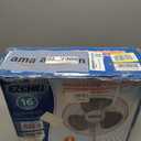 EZ-CHILL 16" 3-Speed Oscillating Table Fan for Home - White