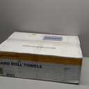 AmazonCommercial 1-Ply White Hardwound Paper Towels (416970)|Bulk for Business |High Capacity Roll |Compatible with Universal Dispensers|FSC Certified |800 feet per Roll (6 Rolls)