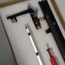 Table Saw Miter Gauge with Micro Adjustable Flip Stop and Extendable Fence and Quick Angle Stop for Table Saw Band Saw Router Table Fit 3/8 x 3/4" T Slot for Woodworking Crosscut, Miter Cut