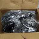 6 Inch Heavy Duty Caster Wheels Set of 42Swivel Brake & 2 Fixed 1600lbs Capacity, Large Solid Rubber Caster for Outdoor, Flat Carts, Dolly, Workbench,Trolley,Wagon and Chicken Coop