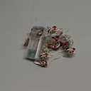 Mickey Mouse Kurt Adler Christmas Holiday LED Fairy Lights Boxed (One Size, Red/Black)