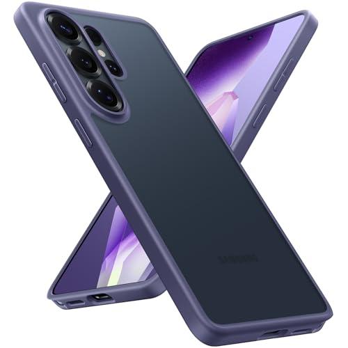 TORRAS for Samsung Galaxy S26 Ultra Case, 12FT Military-Grade Protection Slim Case for Samsung S26 Ultra Case Thin, Matte Translucent Purple, Thin, 6.9'' Guardian Series