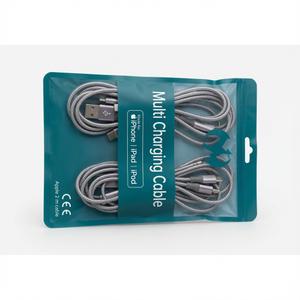 3-in-1 nylon braided multi-charging cable