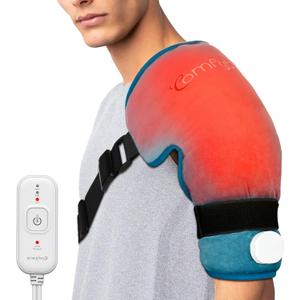 Comfytemp Shoulder Heating Pads for Rotator Cuff, Heated Shoulder Brace for Shoulder Heat Wrap, Birthday Vlentines Day Gifts for Mom Women Wife, 3 Heat Set&2H Auto Off Wearable Heated Pad