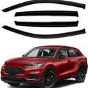 Canvcle Window Visors Rain Guards for Honda HR-V 2023-2025 2026 HRV Accessories, Outside-Mount Tape-On Side Window Wind Deflectors Vent Visors Shades Rainproof 4PCS