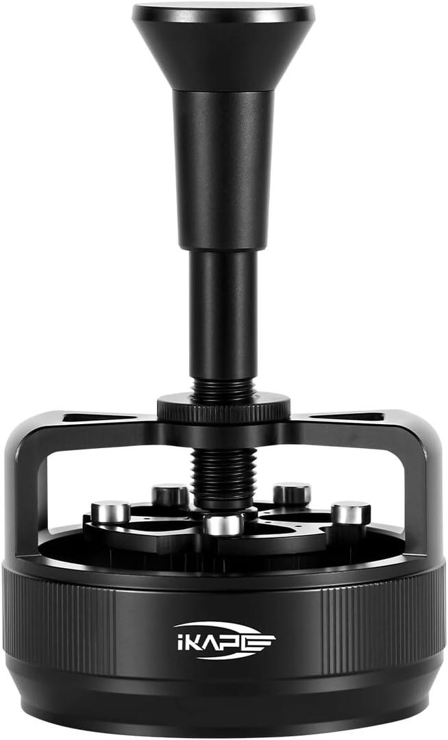 IKAPE 54MM WDT Tool for Espresso, 0.25mm 14 Needles Distribution Tool with One-Press Auto Rotation & Adjustable Depth, 10 Magnetic Base, Espresso Stirrer