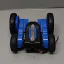 Force1 Tornado Blue LED Remote Control Car for Kids- Double Sided Driving Fast RC Cars 360 Flips, Outdoor 4WD Off Road Stunt RC Car, All Terrain Tires, RC Crawler Rechargeable Battery, 2.4GHz Remote