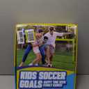 Kids Soccer Goals for Backyard Set of 2, 6x4 ft Portable Pop Up Soccer Goal Training Equipment with Soccer Ball, Ladder and Cones, Soccer Nets for Backyard for Kids Youth Toddler Outdoor Sports Games