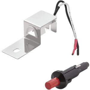 SafBbcue 80462 Grill Igniter Replacement for Weber Q1000/Q2000 Grill Accessories Replacement Parts,for Weber Q100 Q200 Gas Grill Ignitor for Weber 386001 386002 566001 Grill Parts, Ignition Button