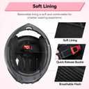 Adult Modular Motorcycle Helmets, DOT Approved Flip up Dual Visor Full Face Helmet for Men Women Moto ATV UTV Snowmobile ADV Four Wheeler Street Bike with Gloves & Mask, Medium