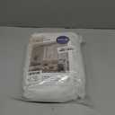 MIULEE 2 Panels Solid Color White Sheer Window Curtains Elegant Window Voile Panels/Drapes/Treatment for Bedroom Living Room (54 X 84 Inches White)