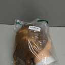 Opini Mannequin Head with 80% Human Hair - Straight, 26"-28" Doll Head for Cosmetology & Hairdresser (#27 Light Brown)