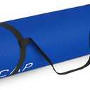 CAP Barbell 1/2-Inch High Density Exercise Yoga Mat with Strap | Multiple Options