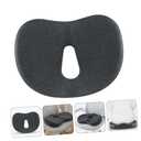 Cabilock Lower Back Memory Seat Cushion for Office Chair Car Seat Ergonomic Design Non- Breathable for Hours of Sitting Deep (Grey)