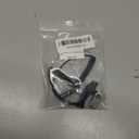 HYS 2.5mm Receiver/Listen ONLY Surveillance Acoustic Tube Earpiece Headset with 1 Pair Medium Earmolds for Two-Way Radios, Transceivers and Radio Speaker Mics Jacks