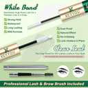 KEYYOU Lash Bond and Seal Cluster Lash Glue For Lash Clusters Strong Gentle Comfortable Bond and Seal WaterProof Mascara Wand Individual Lash Glue 5ml+5mlCLEAR)