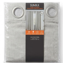 SUN + BLK BLACKOUT CURTAINS 52 " X 84 " 1 PANEL