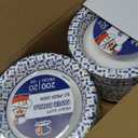 JOLLY CHEF 12 oz Paper Bowls 200 Count, Soak-Proof, Heavy Duty Small Disposable Bowls Bulk for Snacks, Desserts, Breakfast, Lunch, and Party Use