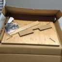 16 x 22 Inch Bamboo Cutting Board, Over-the-Sink Board and Stovetop Cover with Detachable Support Legs & Front Lip, for RV Camper and Home Kitchen